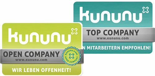 kununu Top Company und Open Company Siegel für inside als Arbeitgeber