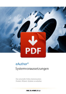 Vorschaubild zum PDF-Download der eAuthor-Systemvoraussetzungen